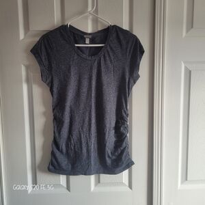 Bench Women's Charcoal Short Sleeve Top